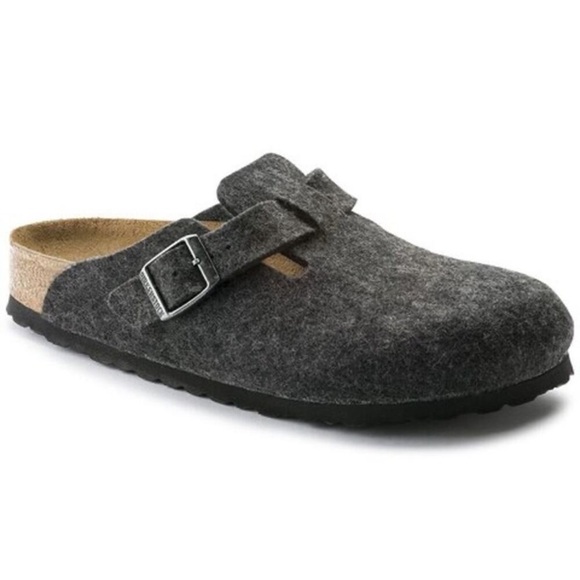 Birkenstock Gray Mules - Picture 1 of 8